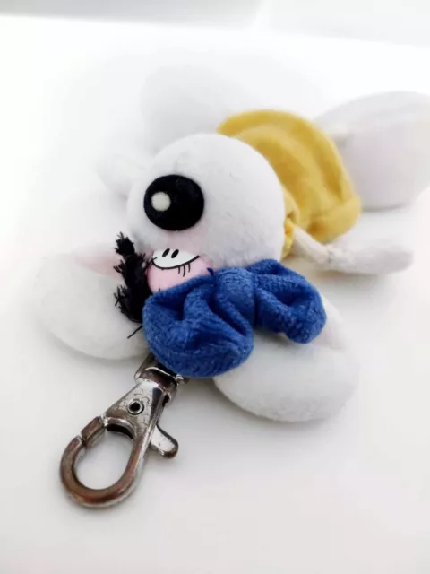 Peluche Porte-clé Diddlina Noeud Bleu Robe Jaune & Mini Tasse Papillons - Diddl 3