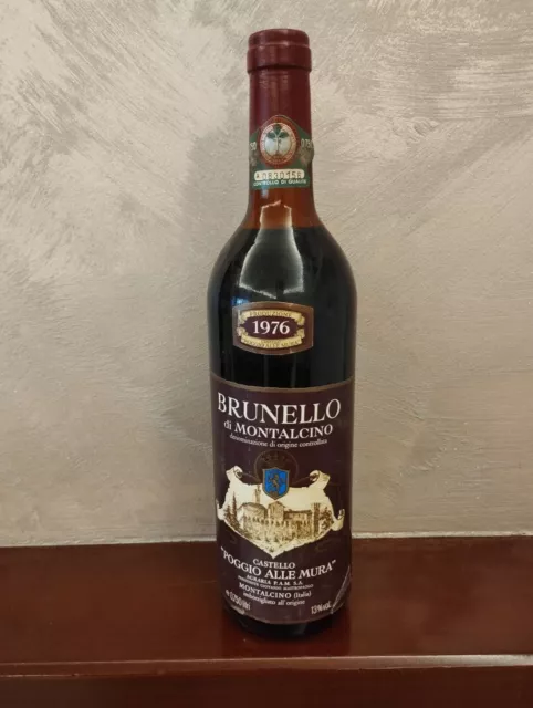 Vino Vintage BRUNELLO DI MONTALCINO 1976 POGGIO ALLE MURA