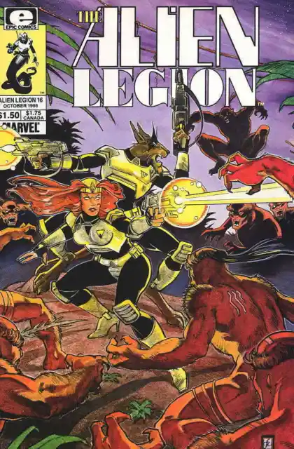 Alien Legion, The #16 Marvel Epic Comics October Oct 1986 (VF)