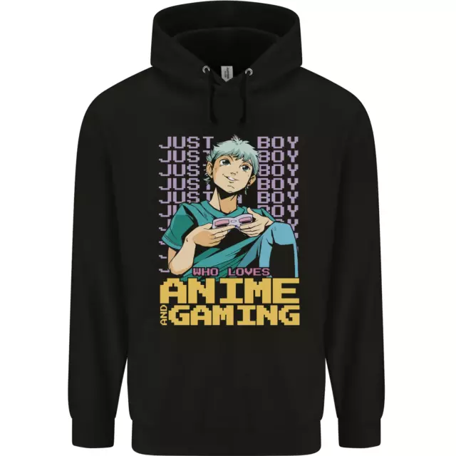 A Garçon Who Loves Anime Et Jeux Joueur Hommes Sweatshirt à Capuche