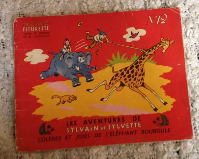 Sylvain et Sylvette n°12 Colères et joies de l'éléphant Bouboule 1956