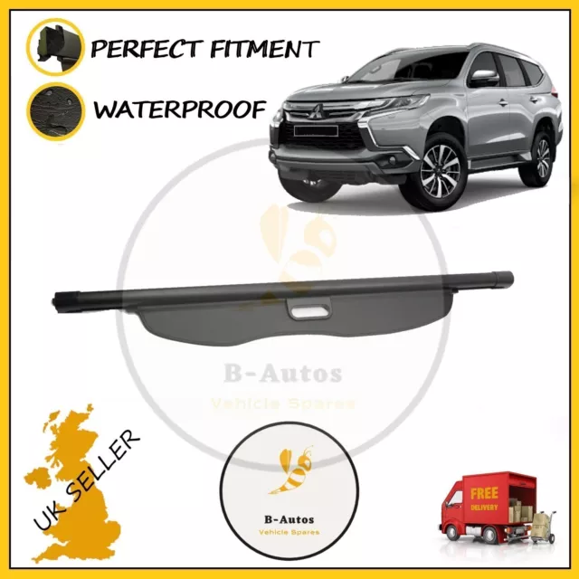 For Mitsubishi Pajero Shogun Sport 2016 - 2019 Car Rear Cargo Cover Trunk Shield
