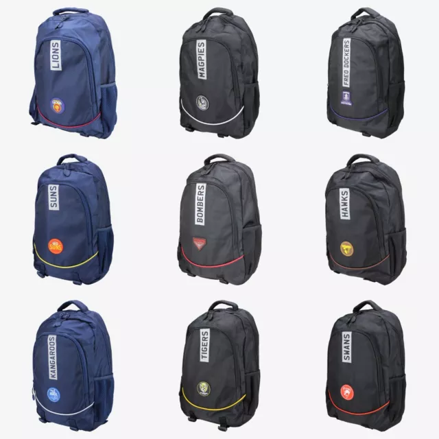 AFL Team Large Stirling Sports Backpack Bag - Choose Your Team