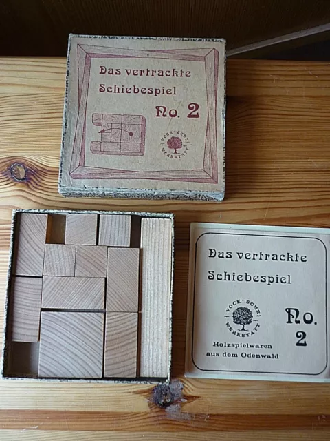 Spiel Das vertrackte Schiebespiel Holzsteine 2