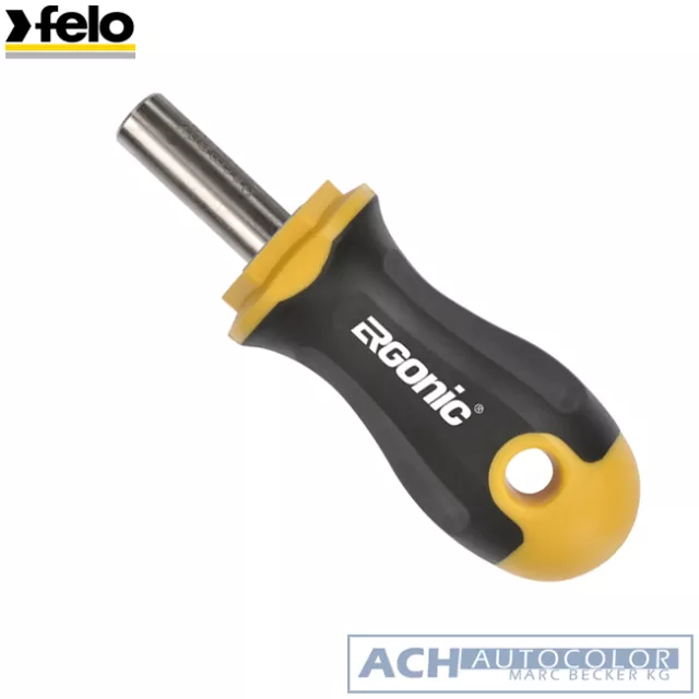 FELO Série 400 Ergonic Stubby Porte-Outil Court Bit Tournevis