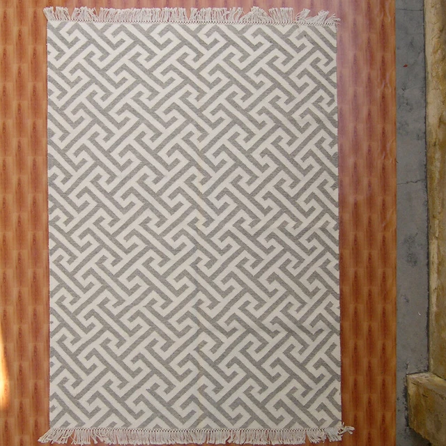Alfombra geométrica turca moderna multicolor Kilim 120x180 cm