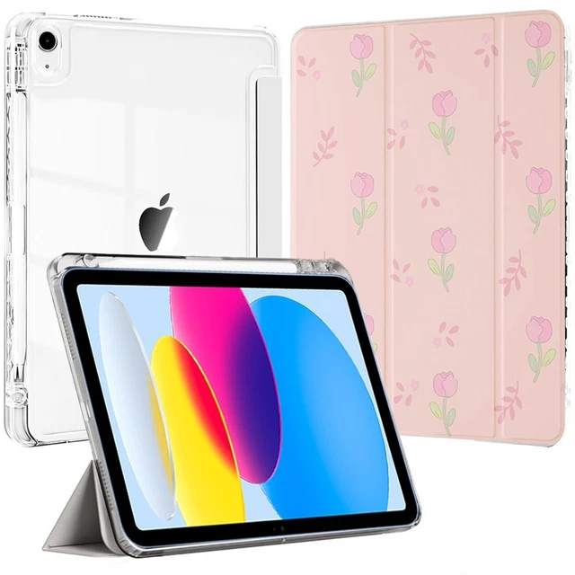 Coque Fine Avec Support Pour IPad Air 13 Pouces M3/M2 2024/2025 - Bleu Marine - Touch ID