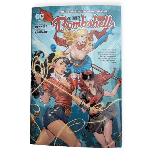DC Comics Bombshells Deluxe Edition Book One. 1st HC ED 2018. New!