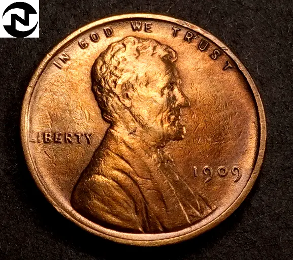 1909 VDB Lincoln Wheat Penny Cent ~ Gem BU (red/red-bn) ~ (W813)