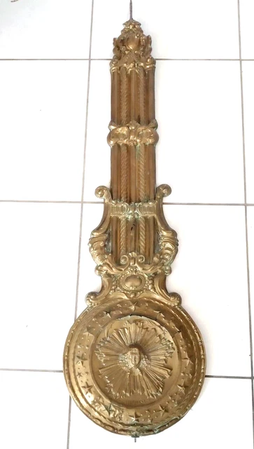 ANCIEN GRAND BALANCIER soleil pour pendule bronze #24 EUR 59,00 - FR