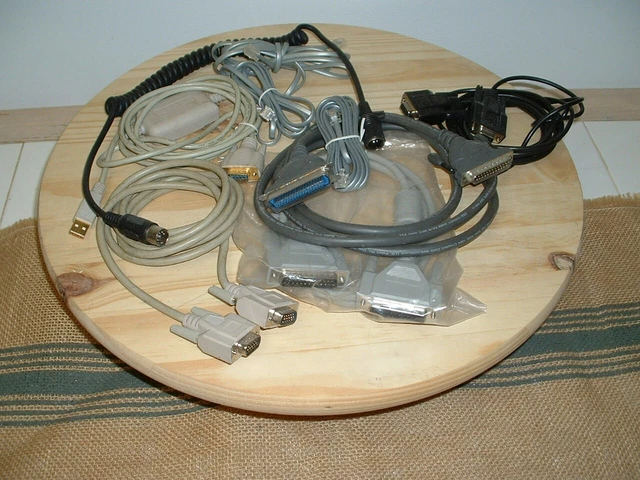 COMPUTER PERIPHERAL CABLES assorted cables as seen in photos $3.00 ...