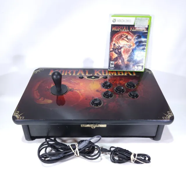 Mortal Kombat Tournament Edition Arcade Fight Stick for Xbox 360 / PC PDP Tested