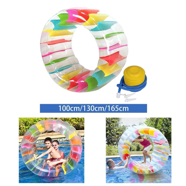 Flotteur Gonflable Canoë UKCOCO Pour Jeux Aquatiques Piscine Et Mer - Ensemble 2 Bâtons Avec Rangée Flottante Couleur Aléatoire