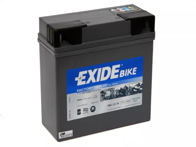 Batteria Exide Gel 12-19  Per Moto Bmw Originale Exide Gel12 19