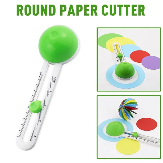 Simple Plastic Round Cutting Knife Model Compass Circle Circular Cutter for Pape