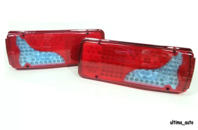 Pair Of 12V Rear Tail Led Lights Lamps For Mercedes Sprinter Vw Crafter Chassis