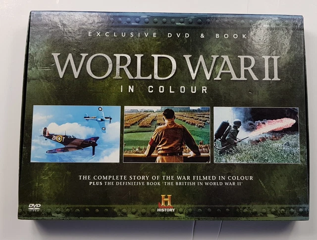 WORLD WAR II In Colour Exclusive Book and DVD. NEW History Channel EUR ...