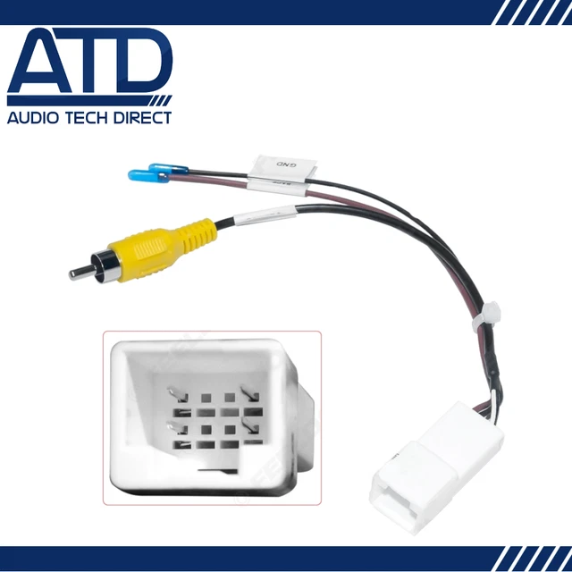REVERSE CAMERA RETENTION Cable For Subaru 8 Pin Kenwood Unit 4.3" CRC
