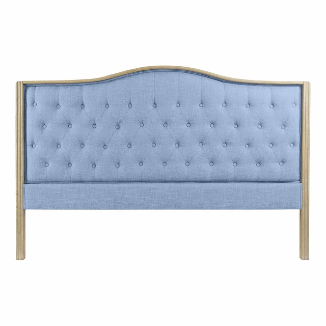 Tête de lit DKD Home Decor Bleu Bois Bois d'hévéa 180 x 8 x 135 cm