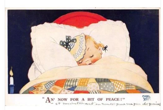 Illustrateur Mabel Lucie Attwell An Now For A Bit Of Peace