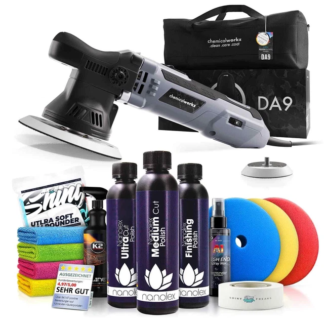 Lucidatrice Levigatrice 1200W Con 21 Accessori - 6 Velocità Regolabili | Per Auto, Legno E Metallio - Foto 3