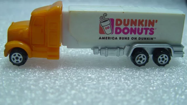 PEZ Dunkin' Donuts Candy Dispenser Tractor Trailer Pink Cab Retired Used LOOSE