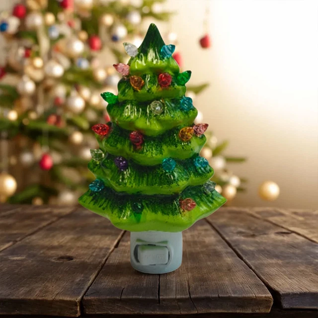 CHRISTMAS TREE NIGHT Light Vintage Christmas Night Light Xmas Tree