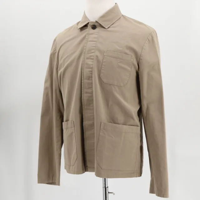 NN07 OSCAR NWT $480 Khaki Green Shirt Collar Men’s Blazer Chore Jacket Outerwear
