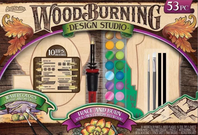 96Pcs Wood Burning Kit, Professional Wood Burner Pen Tool, Creative Tool  Set Adj