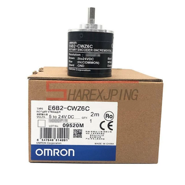1PCS NEW In Box OMRON E6B2CWZ6C E6B2-CWZ6C 3000P/R rotary encoder 5-24V DC 2m