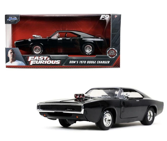 Jada Toys Fast & Furious 1:24 Dom's 1970 Dodge Charger R/T Die-cast Car, Toys for Kids and Adults, Black : Buy Online at Best Price in KSA - Souq is now