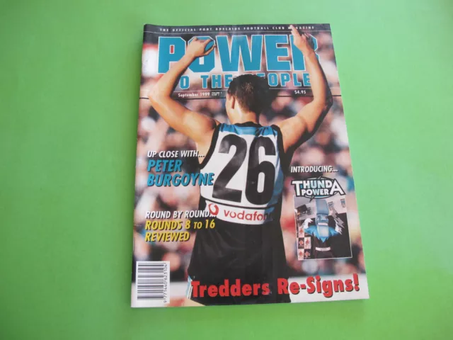 September 1999 Power to the People South Australian Football Port Adelaide