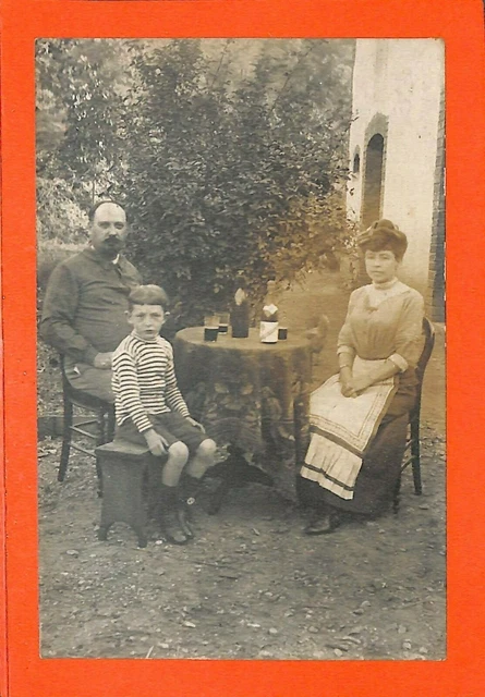 Molieres-Sur-Ceze (30) Carte Photo / La Famille De Jean Fontana Chef Electricien