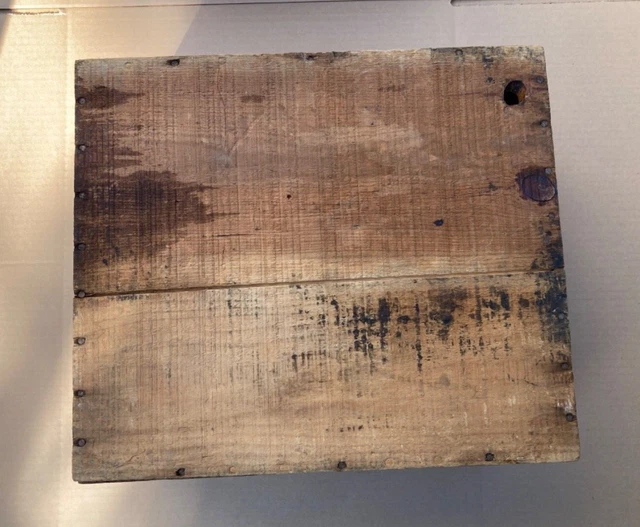 Vintage Atlas Powder Co. Wood Crate Box Dynamite Mining 7