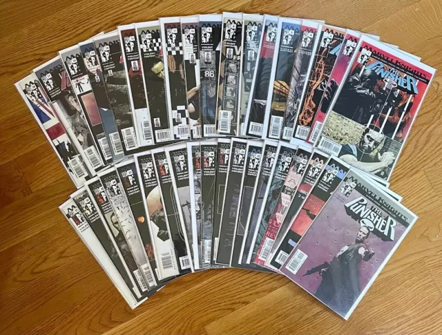 MARVEL KNIGHTS PUNISHER (2001 6th Series) #1-37 COMPLETE Garth Ennis Dillon VF