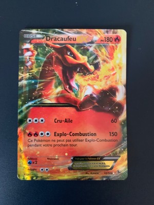 carte Pokémon Dracaufeu EX 180 PV 12/108 Occasion FR