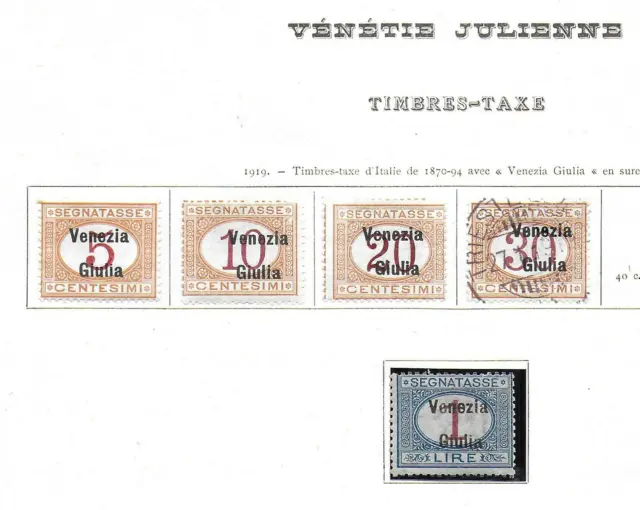 Italy/Venezia Giulia 1919 Collection of 5 stamps HIGH VALUE!