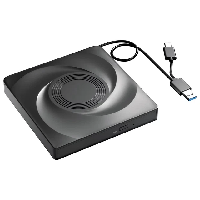 EXTERNAL CD/DVD DRIVE Burner, CD ROM DVD Player Portable CD Reader ...