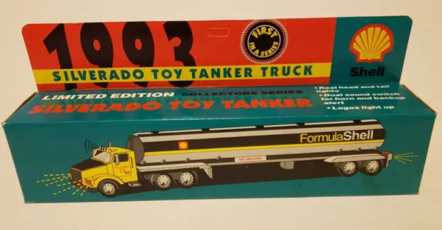 SHELL Silverado Toy Tanker Truck 1993 Limited Edition Collector's Series #1