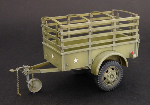 Plus Modèle 597 - 1/35 Remorque US M18 Essieu Tandem - Neuf