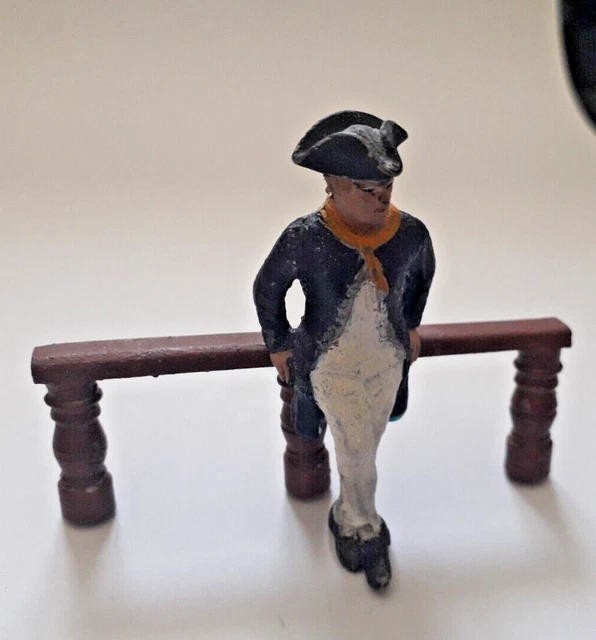 ANCIEN JOUET FIGURINE très rare marin bois peint 1880