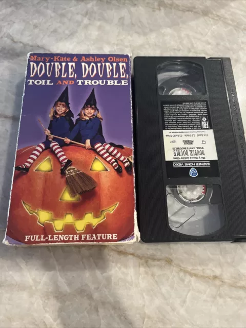 DOUBLE, DOUBLE TOIL and Trouble VHS 1993 - Mary-Kate & Ashley Olsen ...