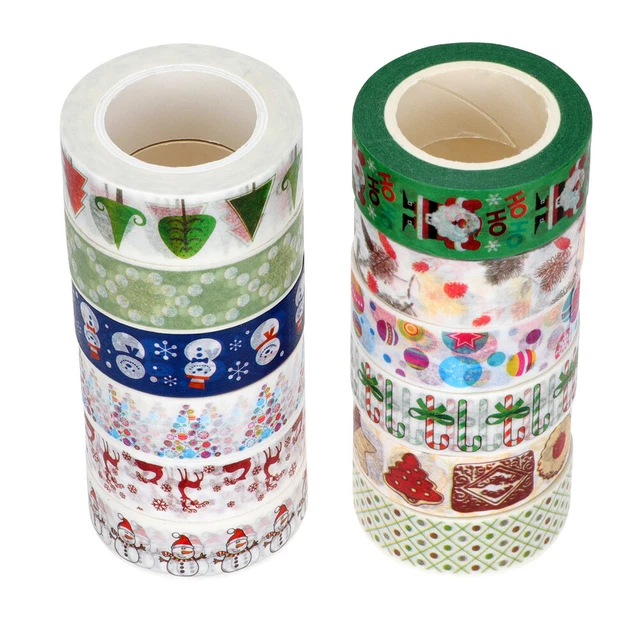 Papier Weihnachtsband Notebook-Aufkleber Washi-Tape-Handwerk Selbstgemacht Socke