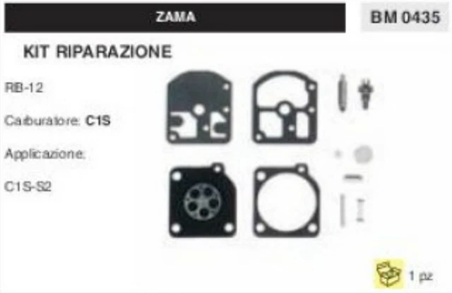 Kit Réparation Carburateur Zama RB-123 - Pour RB-K75, K85, K86, K87, Etc.