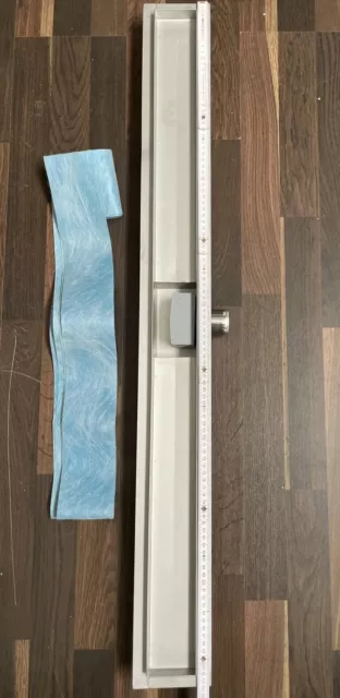 Duschrinne 100cm Edelstahl Bodenablauf Abfluss Befliesbar Duschablauf für Bad