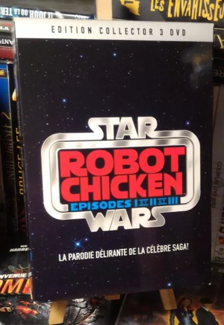 DVD - ROBOT CHICKEN - Star Wars Épisodes I,II,III ** COFFRET  3 DVD OCCASION --