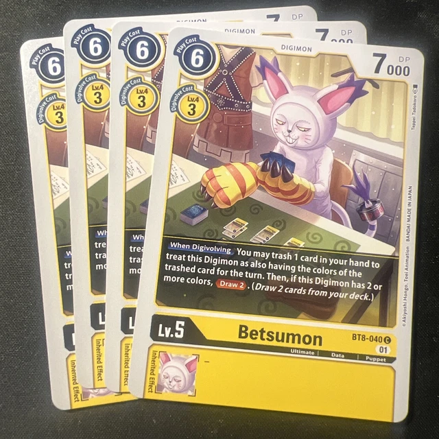 DIGIMON - BETSUMON BT8-040 C New Awakening NM x4 $4.99 - PicClick CA DIGIMON - BETSUMON BT8-040 C New Awakening NM x4 $4.99 - PicClick CA