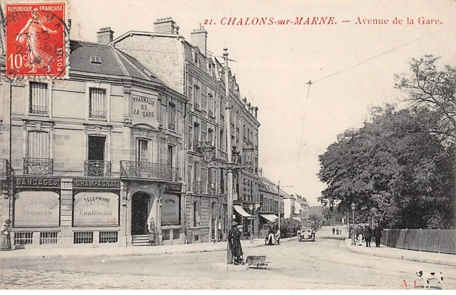 51 - CHALONS SUR MARNE - SAN44884 - Avenue de la Gare