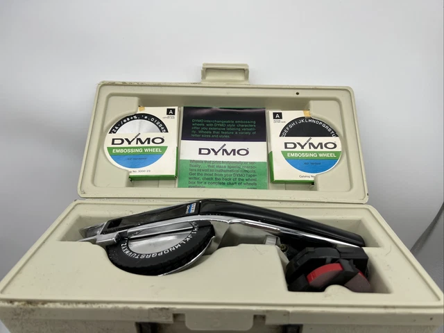 DYMO LABELING KIT, 1550/1570, with 3 Embossing Wheels in ...