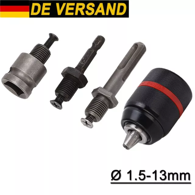 Mandrin de perçage sans clé en métal adaptateur professionnel SDS Plus pour...